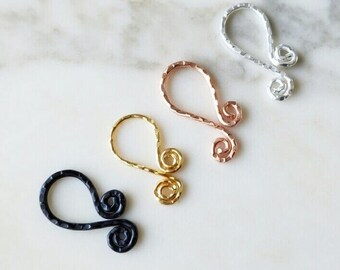 Handmade Adjustable Aluminum Clip-On Nipple Rings: Non-Piercing Body Jewelry