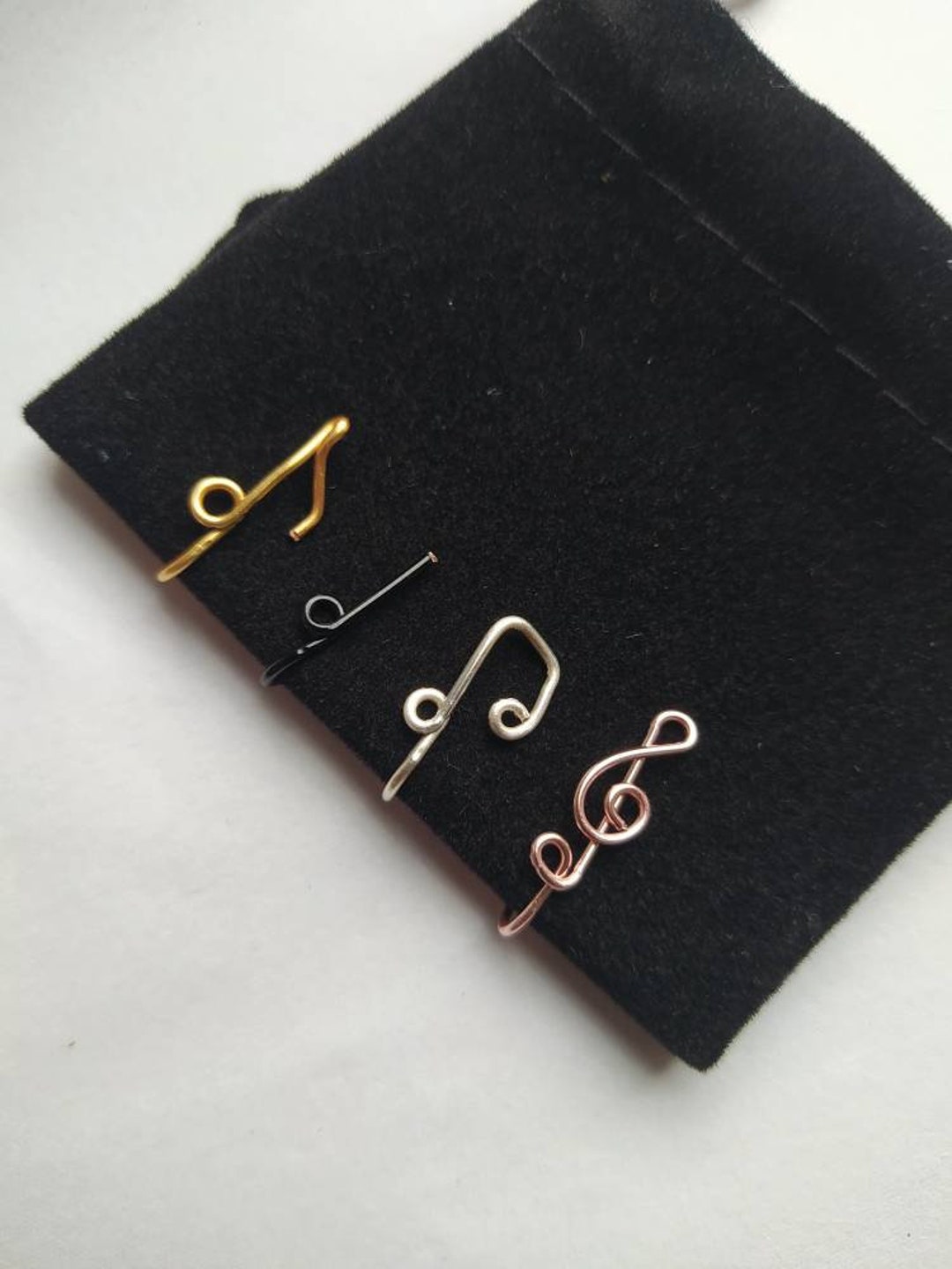 Musical Note Fake Nose Cuff, No Piercing Required - Etsy