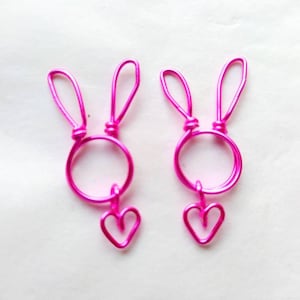 Bunny Ears Nipple Rings: Non Piercing Copper Nipple Clamps