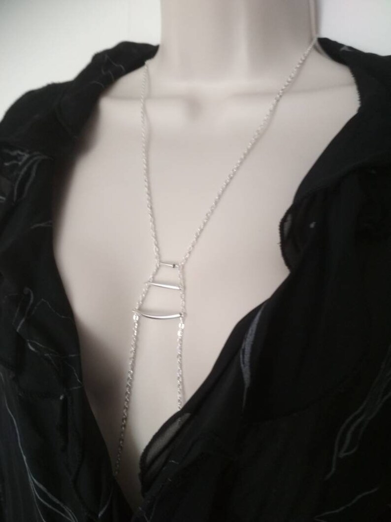 Nipple Jewelry Necklace to Nipple Rings Non Piercing Nipple Etsy