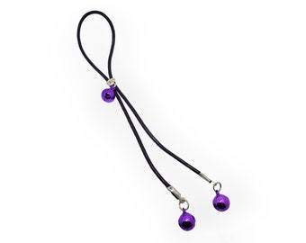 Penis Jewelry, Adjustable Leather Penis Lasso with Bells, Enhancing Cock Balls Testicles. Cock Jewelry, Men Mature BDSM sex toy