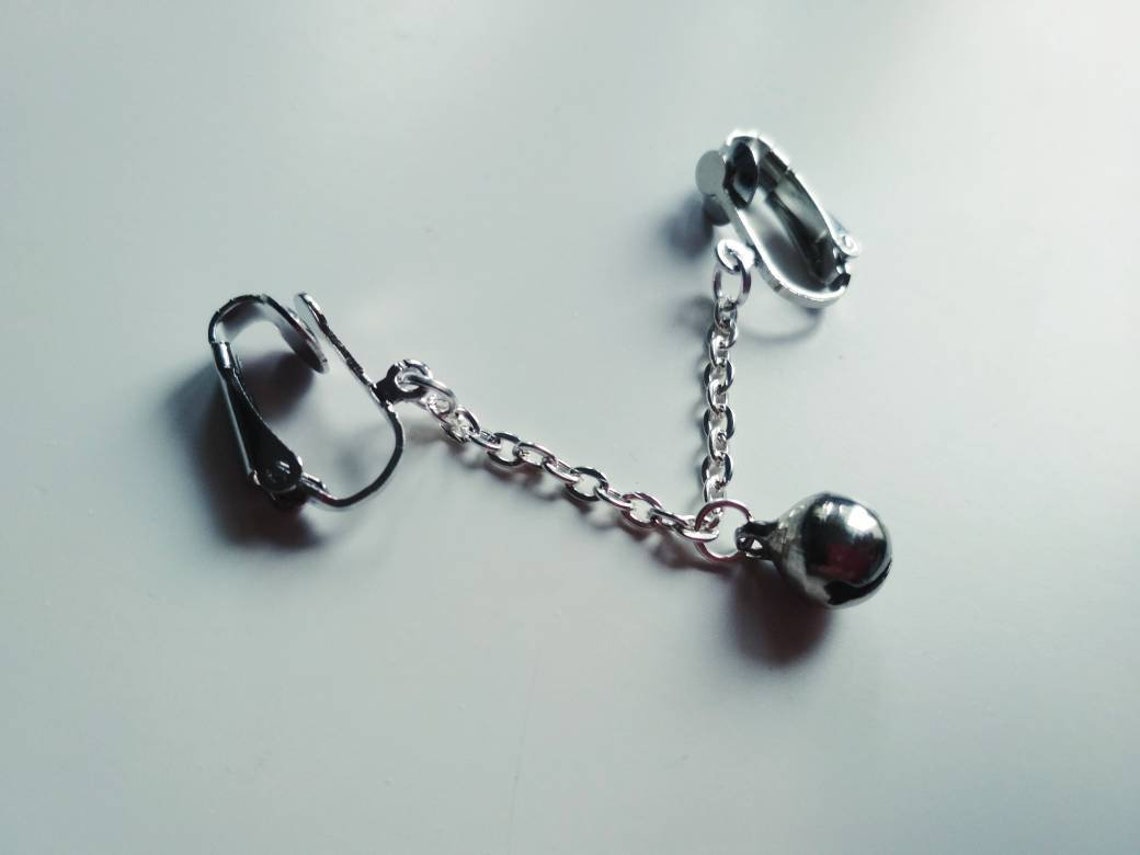 BDSM Slave Jingle Bells Labia Clip Chain VCH Non Piercing Etsy Australia