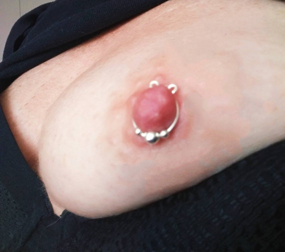 Nipple Clamps Fake Nipple Ring Non Piercing Nipple Jewelry - Etsy