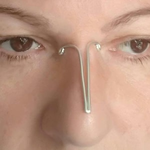 Trend Nose bridge cuff Nose Jewelry nose cuff Handmade nose silver jewellery modern cuff trend jewelry Festival