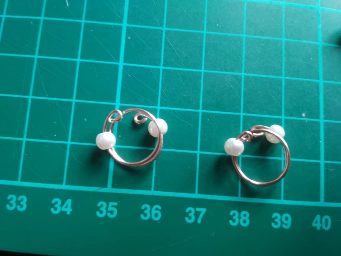 Nipple Rings Nipple clamp jewelry Non Piercing Nipple rings Etsy