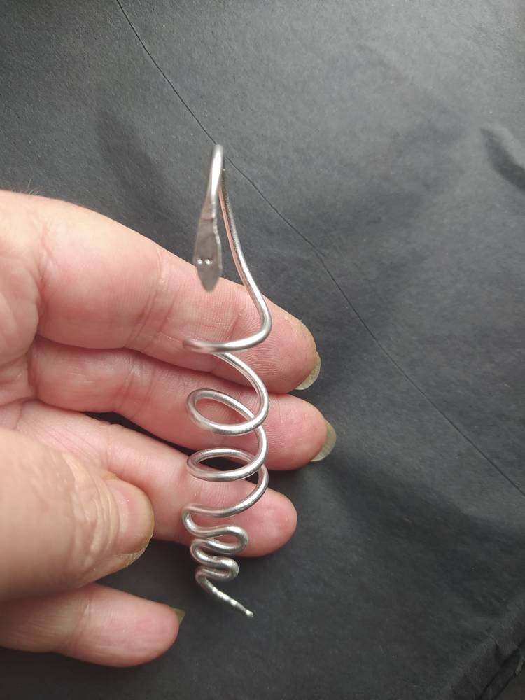 Hair Snake Bead Dreadlock Hair Accessory Spiral Jewelry Etsy