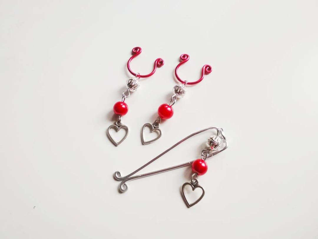 Sexy Set Vagina Clit Clip and Nipple Ring Jewelry Set image