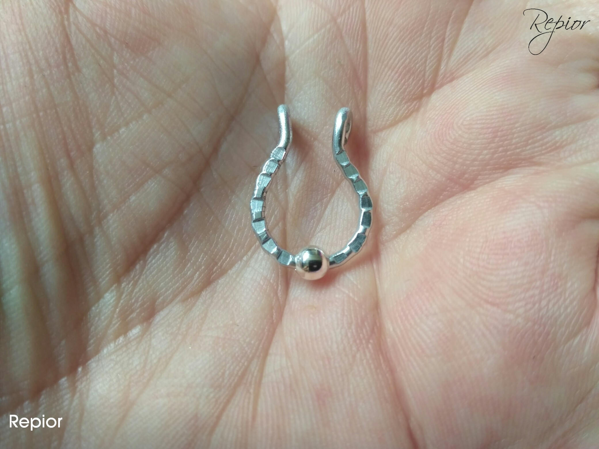 Septum Ring Trend Silber Nase Schmuck nicht gefälschte Septum | Etsy