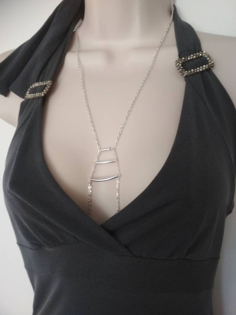 Nipple Jewelry Necklace to Nipple Rings Non Piercing Nipple Etsy