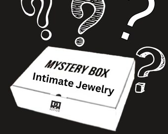 Mystery Box, Intimschmuck Geschenkbox, Geschenke für sie. Handgefertigter Schmuck, elegante und auffällige Accessoires