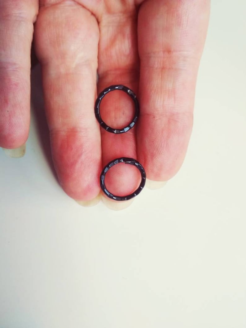 Non Piercing Nipple Rings Black Nipple Huggers Non Piercing Etsy Canada