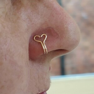 Cute Wave Nose Cuff Body Jewelry NON PIERCING Jewelry colours Clip on Nose cuff. Tiny No Pierced fake nose ring