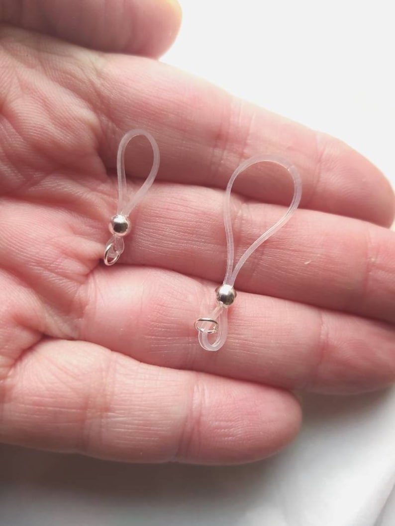 Adjustable Nipple Nooses Non Piercing Nipple Rings Clear Etsy UK