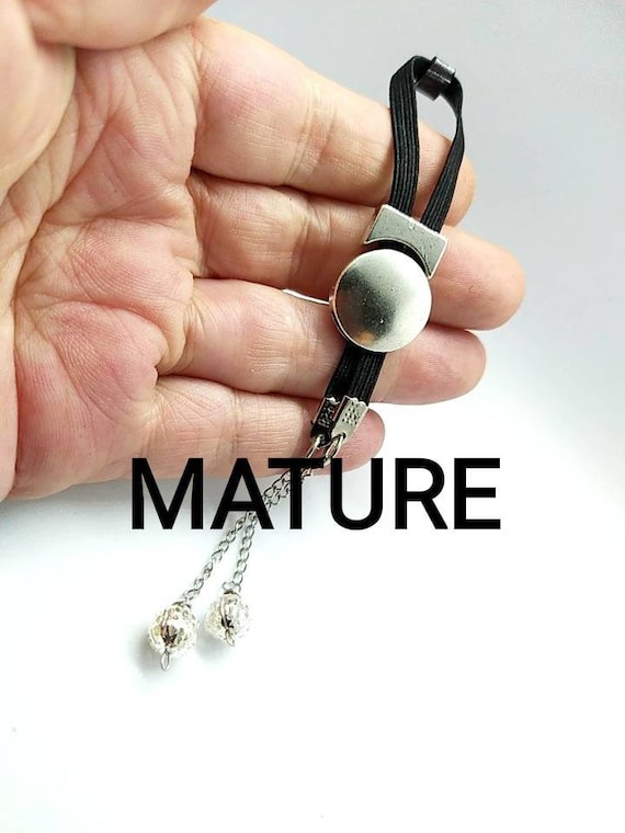 Penis Jewelry Ring, Adjustable Penis Lasso, Male Erection Enhancing Cock  Balls Testicles. Genital Jewelry, Men Mature BDSM Sex Toy 