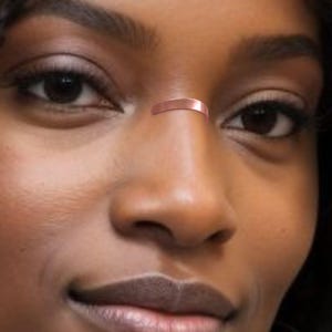 Nose bridge cuff, Band Nose Jewelry, nose cuff, Handmade Non Piercing nose jewellery, modern cuff,  Trend Festival Jewelry