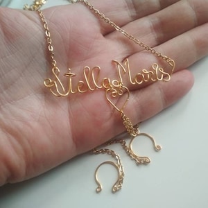DDLG Personalised jewelry Babydoll Name Necklace to Nipple image 6