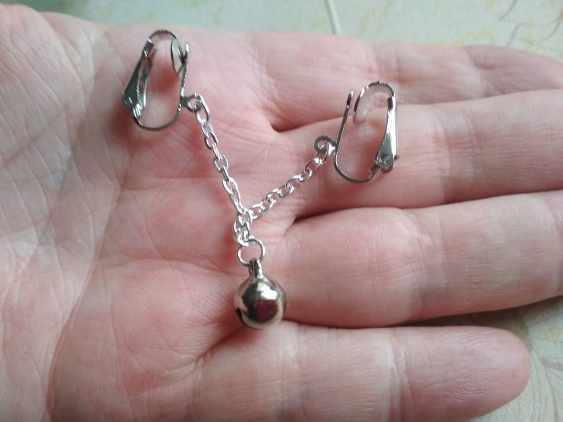 BDSM Slave Jingle Bells Labia Clip Chain VCH Non Piercing Etsy Australia