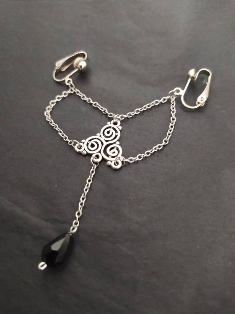 BDSM Dangle Labia Clamps Triskelion, Non piercing Steel Vaginal Jewelry,  Erotic VCH Jewellery, intimate jewelry bdsm, Adult fun sex toys 