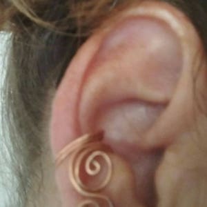 Earcuff Wrap Ear. Silver Ear climber earring cuff wrap Helix image 6