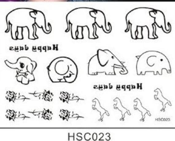 Horses Temporary Body Tattoos HSC023 