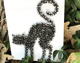 Cat String Art Sign Etsy