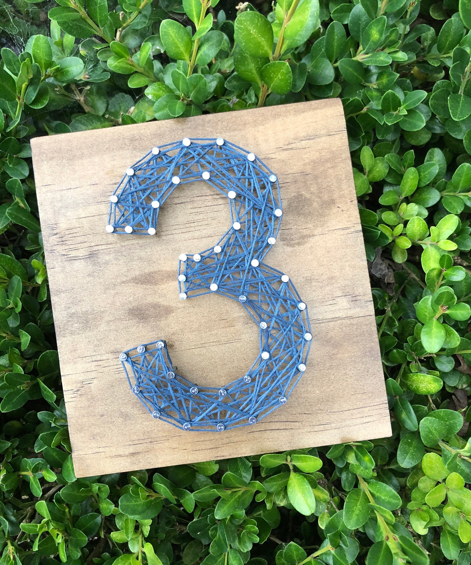 Number String Art Sign Number Sign Decorative Sign Etsy