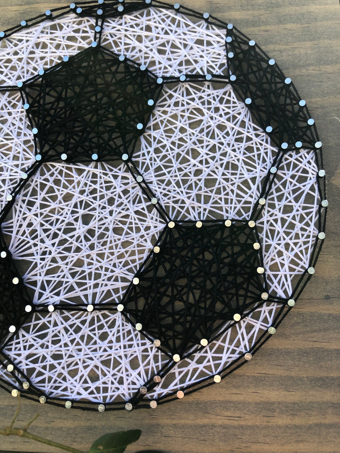 Soccer Ball String Art Sign Ball String Art Sign Sports Etsy
