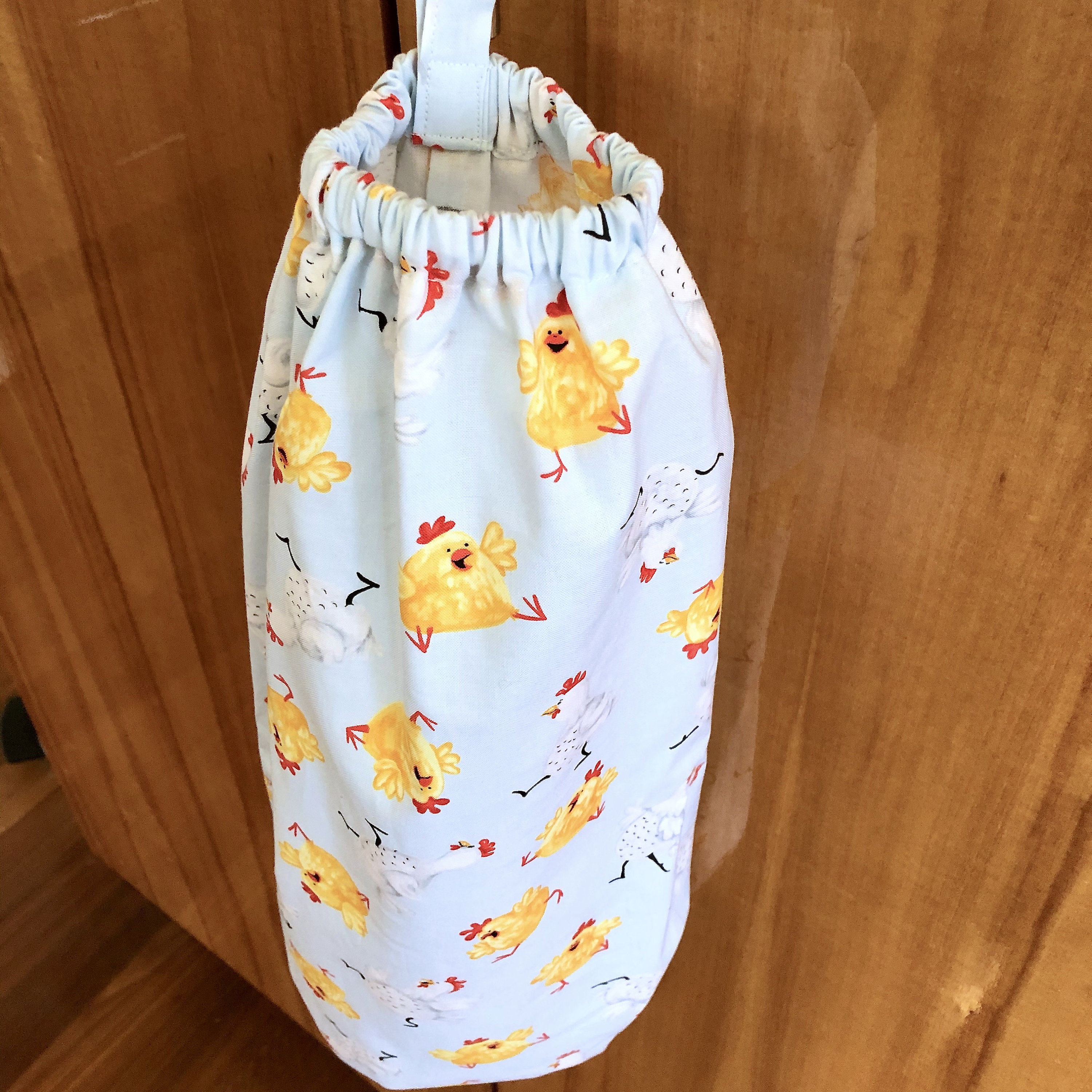 Plastic Bag Holder Happy Chickens Extra Large for Grocery Bag Etsy