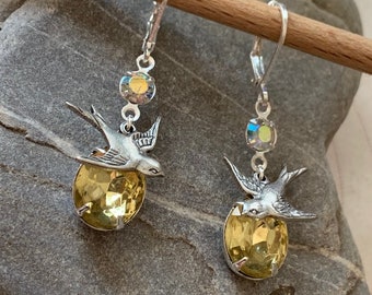 Lemon Swallows | Earrings