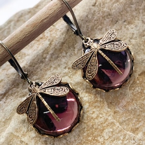 Elster Lilly's Lilac Bush Libellchen Earrings image 1