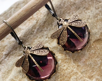 Lilac Bush Libellchen de Elster Lilly Pendientes