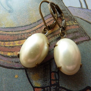 Elster Lillys cream candy Earrings image 2