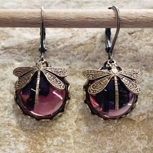 Elster Lilly's Lilac Bush Libellchen Earrings image 3