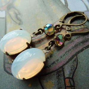 Elster Lilly's White Opals Earrings image 2