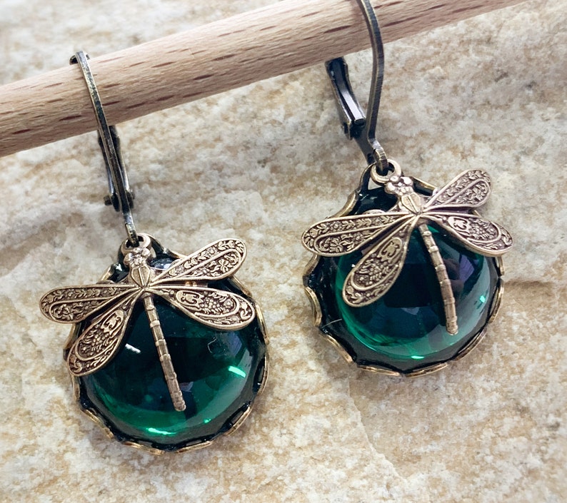 Magpie Lilly's Evergreen Libellchen Earrings image 2