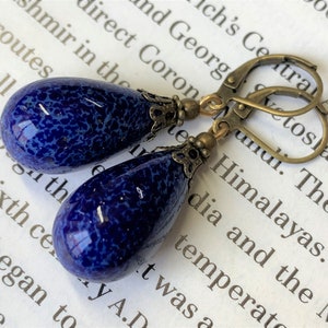 Elster Lillys Lapis Pendulum Earrings image 1