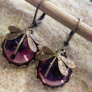 Elster Lilly's Lilac Bush Libellchen Earrings image 2