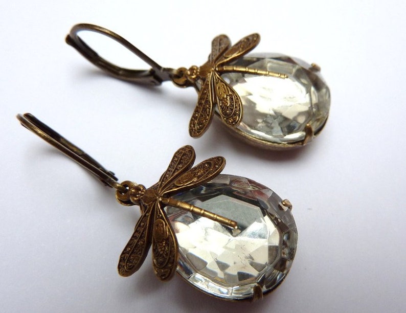 Elster Lilly's Crystal Dragellles Earrings image 2