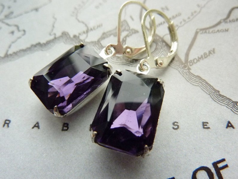 Elster Lillys purple power Earrings image 1