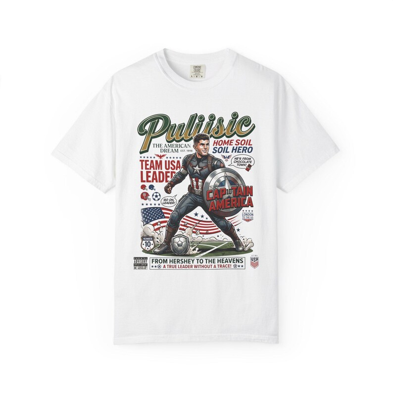 Camiseta de Capitán América Pulisic / Estrella de EE. UU. 2026 imagen 2