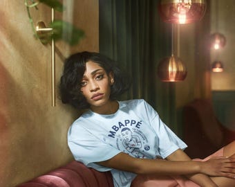 Camiseta de fútbol de Kylian Mbappé de Francia / Camiseta vintage para aficionados al fútbol