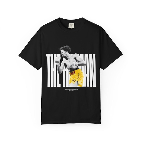 トーマス・ハーンズ vs マービン・ハグラー Tシャツ | 1985年4月15日 