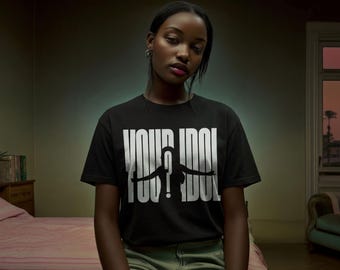 Custom Idol T Shirt | Personalized Icon Typography Tee
