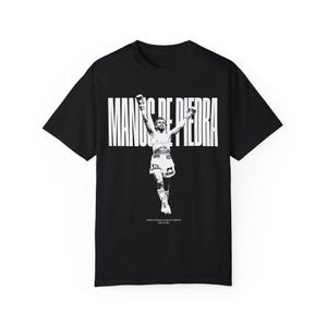 Manos de Piedra Roberto Durán Box-T-Shirt | Vintage Boxen Grafik Tee | Klassische Box-Legenden