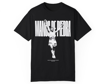 Manos de Piedra Roberto Durán Boxing T-Shirt | Vintage Boxing Graphic Tee | Classic Boxing Legends Apparel