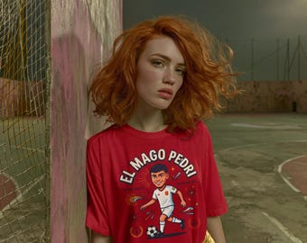 Camiseta de fútbol de Pedri El Mago / Ropa para aficionados al fútbol español