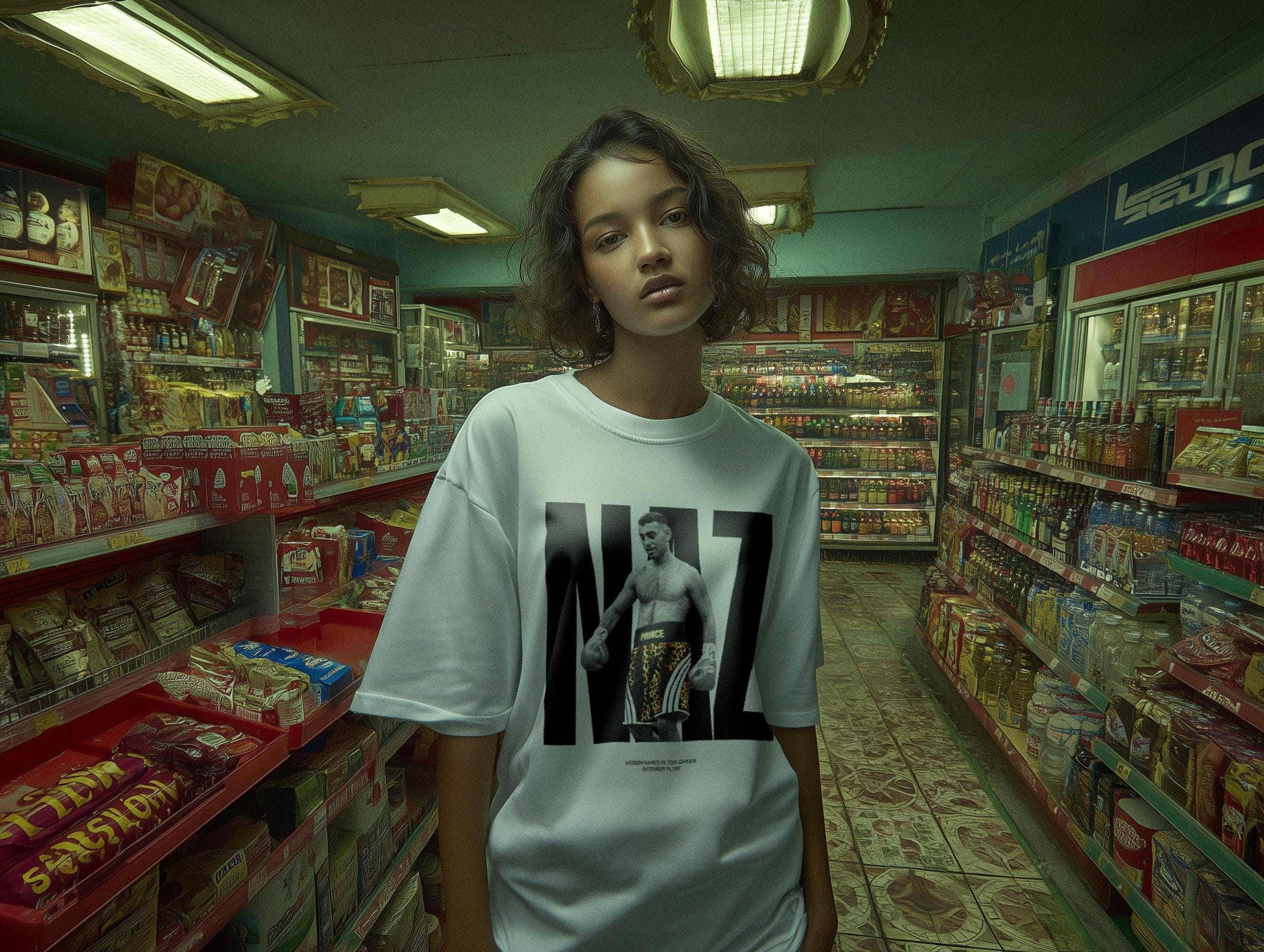 ナシーム・ハメド「プリンス・ナズ」ヴィンテージボクシングTシャツ 