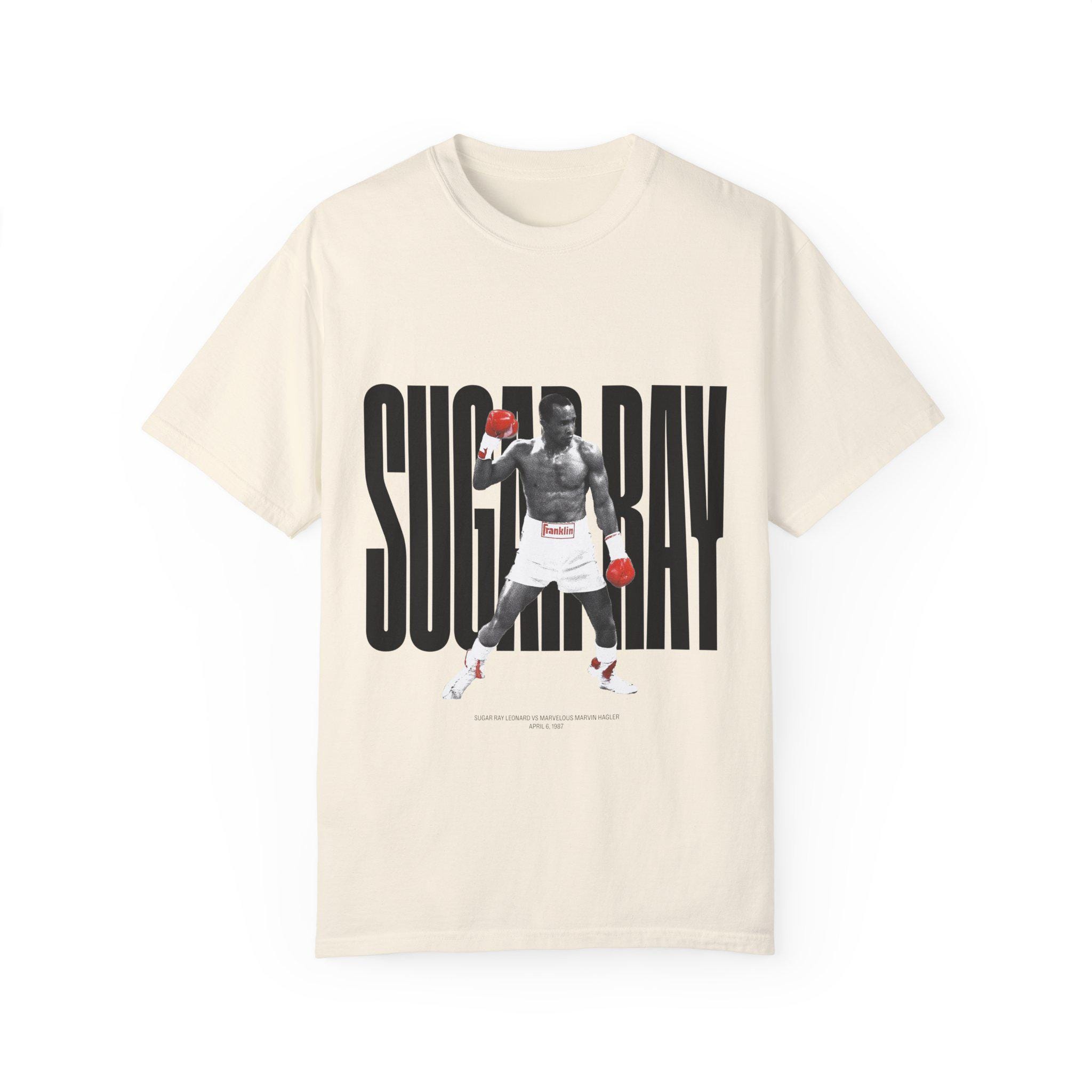 公式 Tシャツ ハグラー 対 レナード シュガー・レイ・レナード vs. マービン・ハグラー 1987 Tシャツ