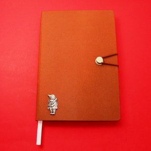 Mole Design A5 Tan Notebook Writer's Journal - Viento en el regalo Willows - Regalo de agradecimiento del maestro - Regalo de fin de curso