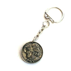 Wilhelm Richard Wagner Pewter Keyring - Wagner Keychain - Richard Wagner Gift - Classical Composer Gift - Musician Gift - Music Keyring